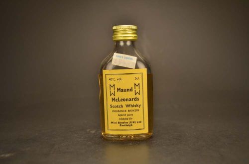 Maund Mcleonards Scotch Whisky 1799